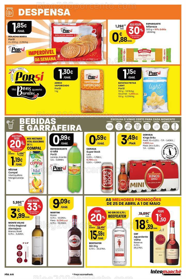 Antevisão Folheto INTERMARCHÉ Mini Promoções de 25 abril a 1 maio
