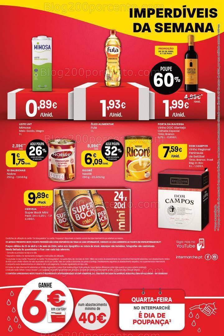 Antevisão Folheto INTERMARCHÉ Mini Promoções de 25 abril a 1 maio
