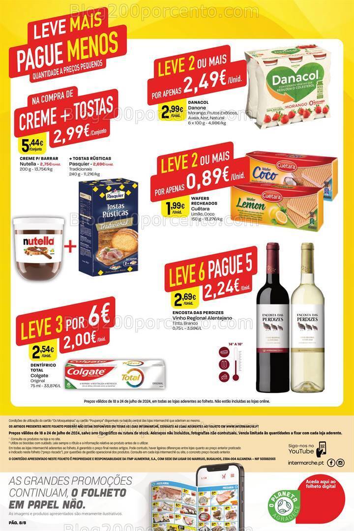 Antevisão Folheto INTERMARCHÉ Mini Promoções de 18 a 24 julho