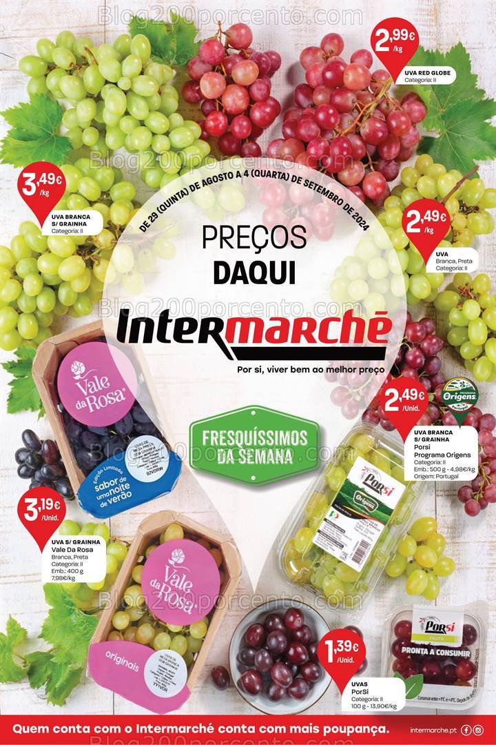 Antevisão Folheto INTERMARCHÉ Mini Promoções de 29 agosto a 4 setembro