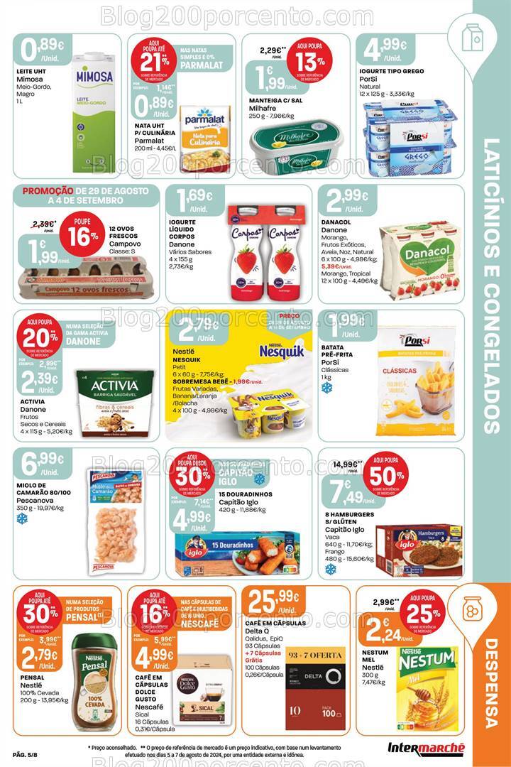 Antevisão Folheto INTERMARCHÉ Mini Promoções de 29 agosto a 4 setembro