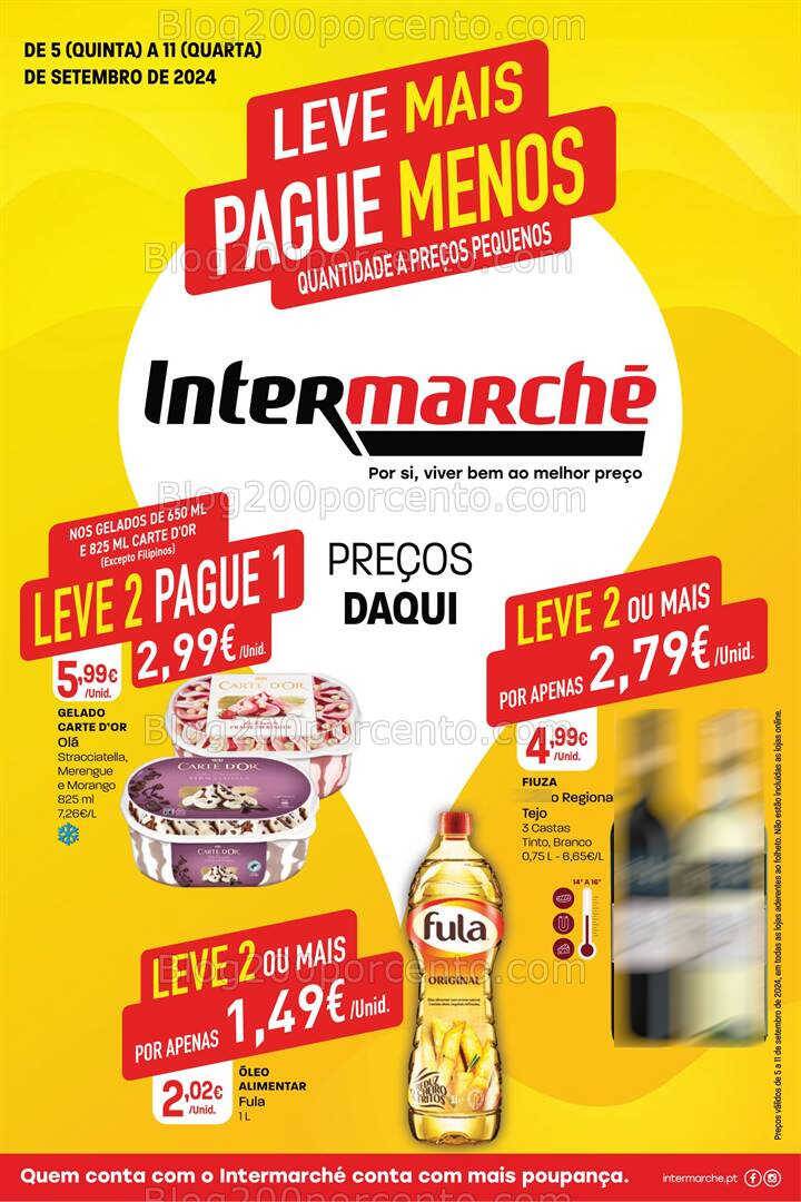 Antevisão Folheto INTERMARCHÉ Mini Promoções de 5 a 11 setembro