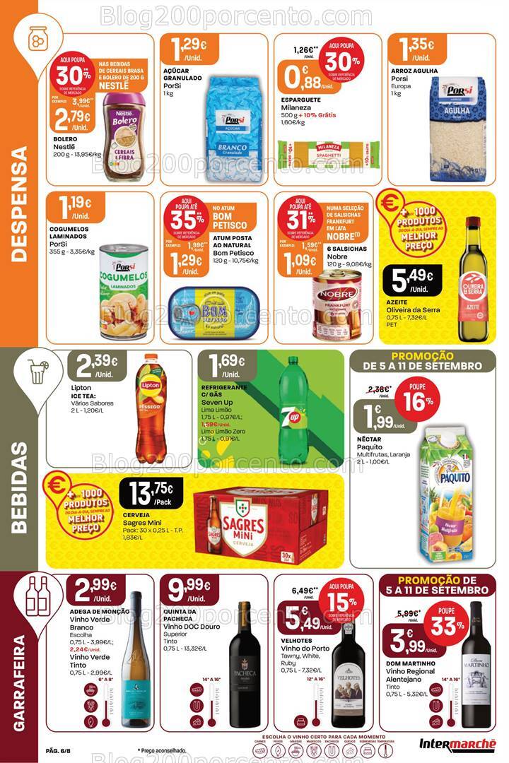 Antevisão Folheto INTERMARCHÉ Mini Promoções de 5 a 11 setembro