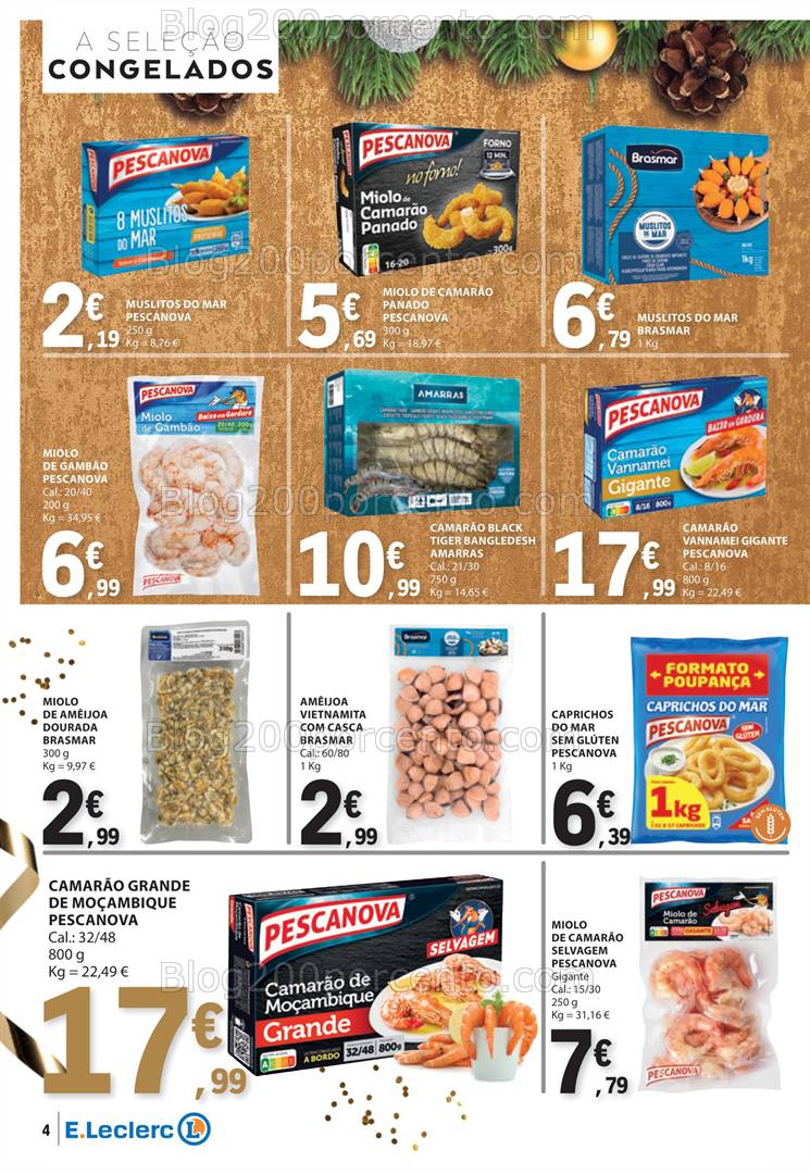 Antevisão Folheto E-LECLERC Especial Ano Novo Promoções de 26 a 31 dezembro