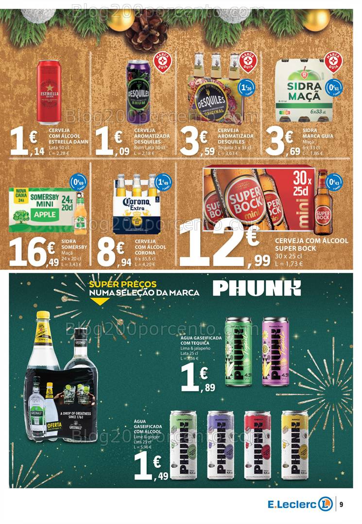 Antevisão Folheto E-LECLERC Especial Ano Novo Promoções de 26 a 31 dezembro