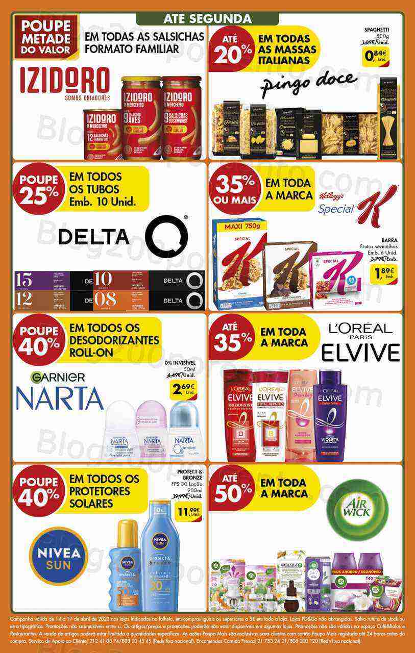 Antevisão Folheto PINGO DOCE Norte Promoções Fim de Semana 14 a 17 abril