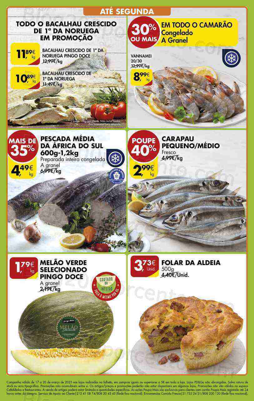 Antevisão Folheto PINGO DOCE Norte Promoções Fim de Semana - 17 a 20 março