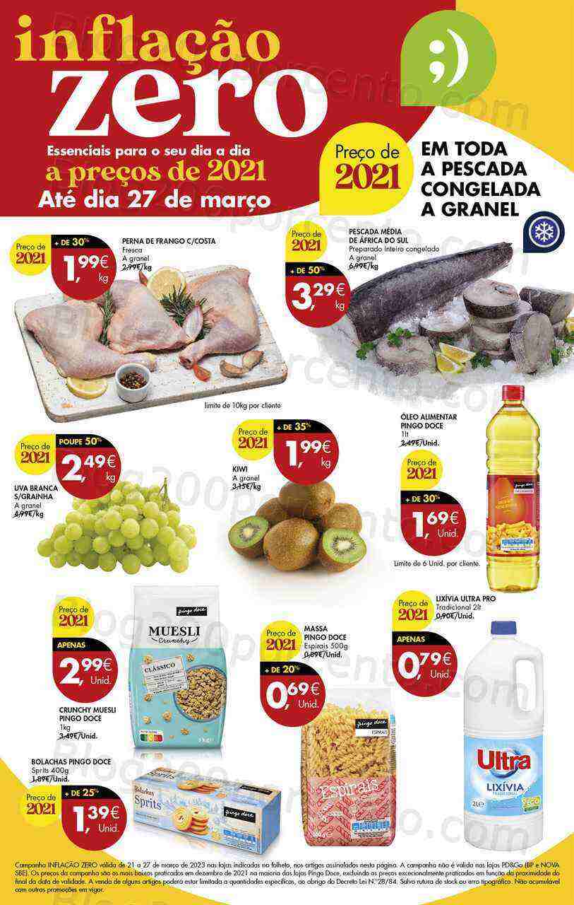 Antevisão Folheto PINGO DOCE Norte Promoções Fim de Semana - 24 a 27 março