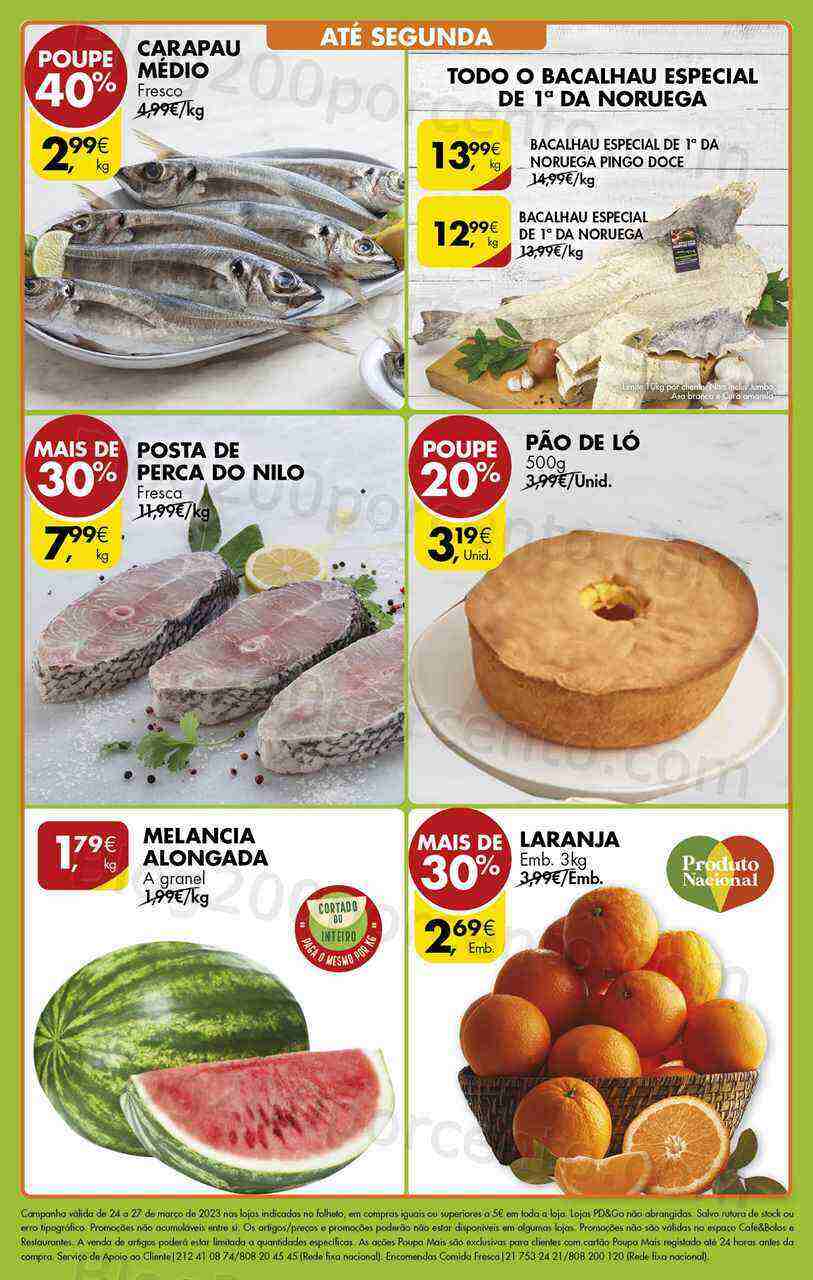 Antevisão Folheto PINGO DOCE Norte Promoções Fim de Semana - 24 a 27 março