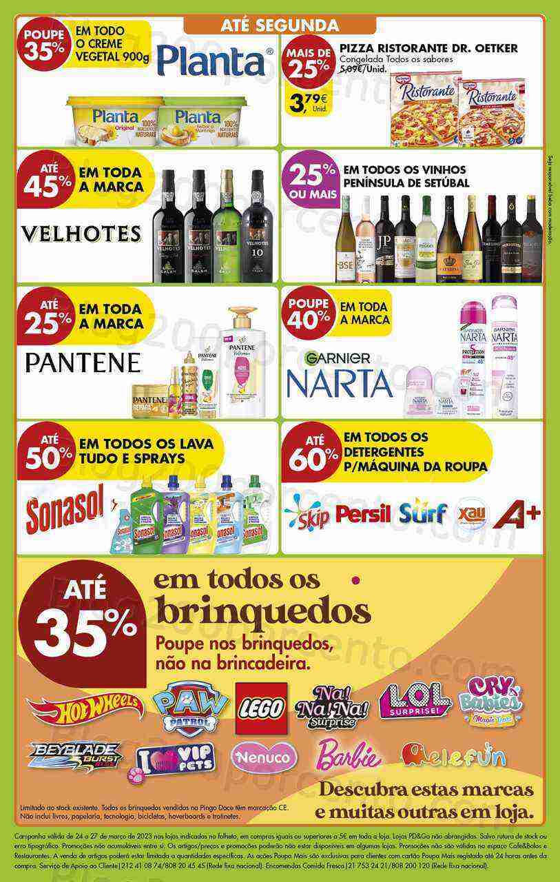 Antevisão Folheto PINGO DOCE Norte Promoções Fim de Semana - 24 a 27 março