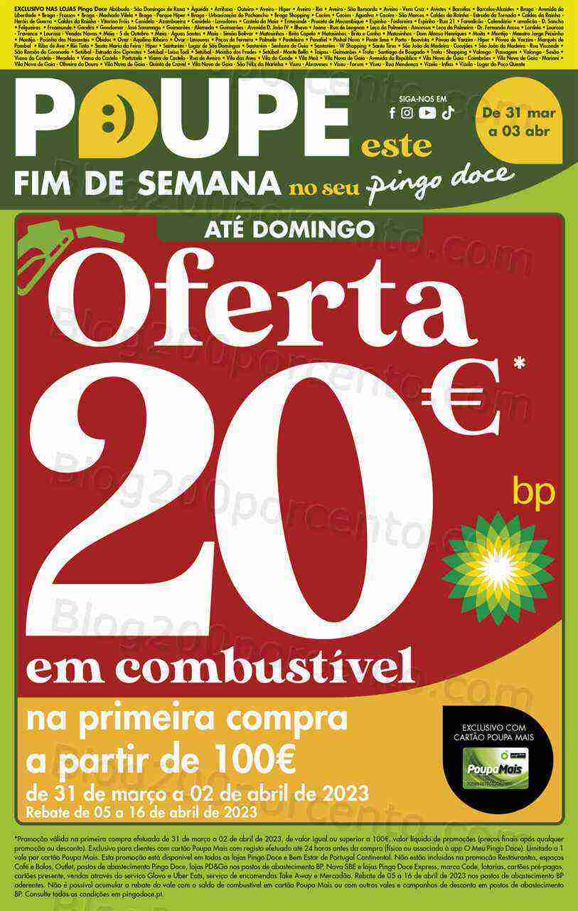 Antevisão Folheto PINGO DOCE Norte Fim de Semana - 31 março a 3 abril