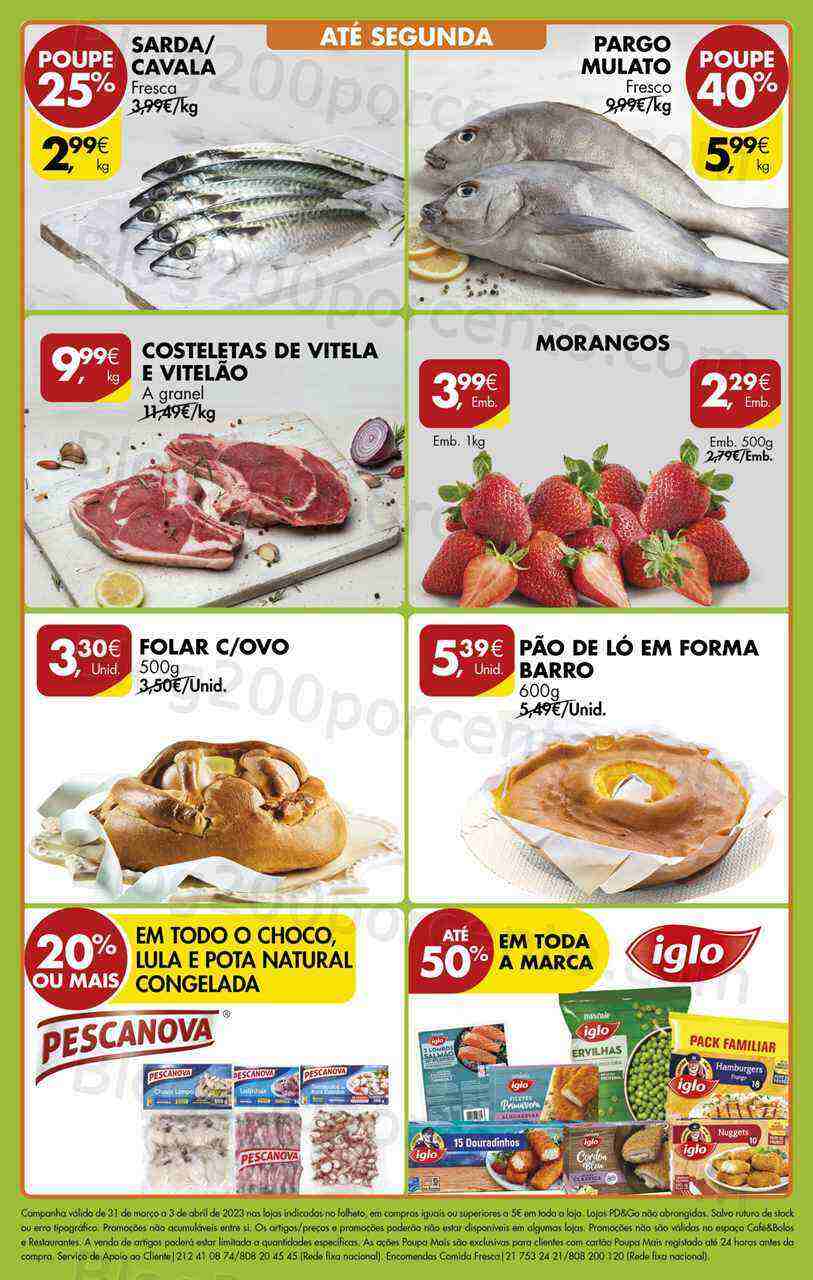 Antevisão Folheto PINGO DOCE Norte Fim de Semana - 31 março a 3 abril