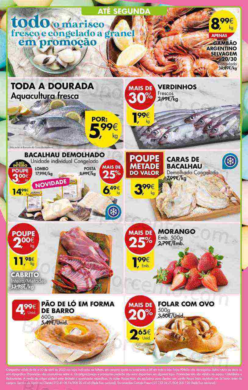 Antevisão Folheto PINGO DOCE Norte Promoções Fim de Semana - 6 a 10 abril