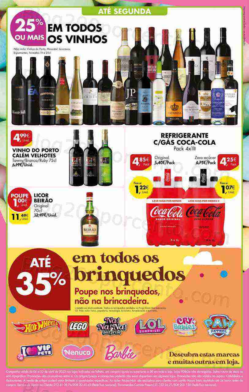 Antevisão Folheto PINGO DOCE Norte Promoções Fim de Semana - 6 a 10 abril