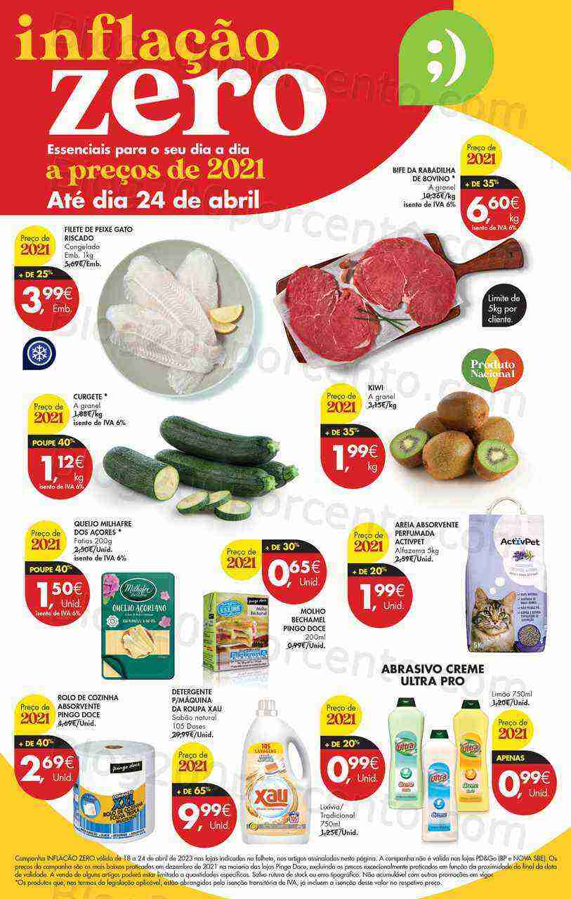Antevisão Folheto PINGO DOCE Norte Promoções Fim de Semana - 21 a 24 abril