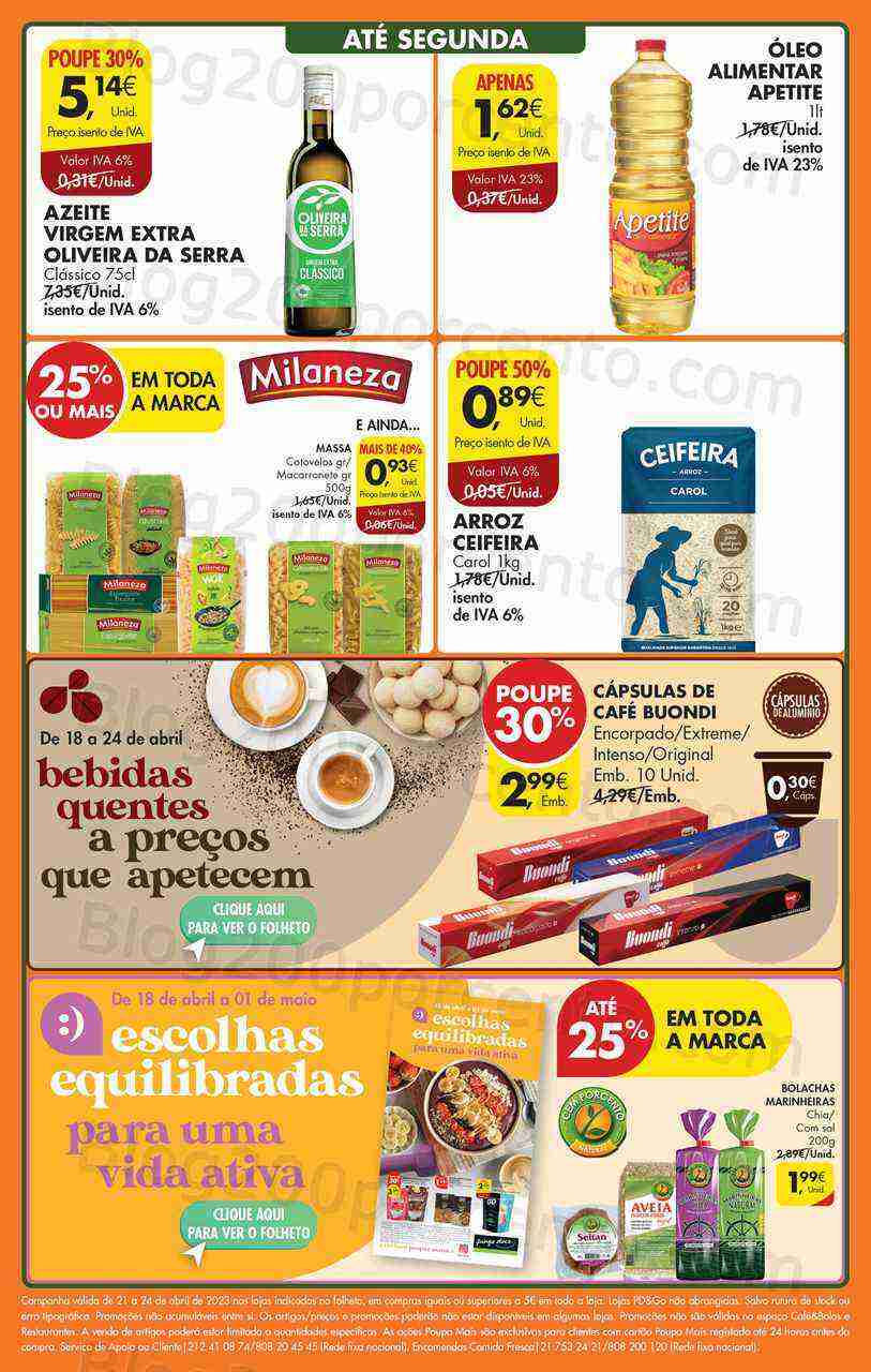 Antevisão Folheto PINGO DOCE Norte Promoções Fim de Semana - 21 a 24 abril