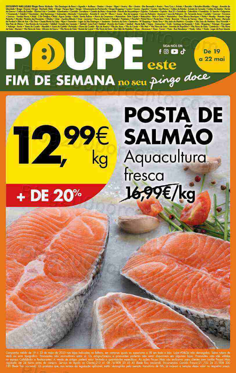 Antevisão Folheto PINGO DOCE Norte Promoções Fim de Semana - 19 a 22 maio