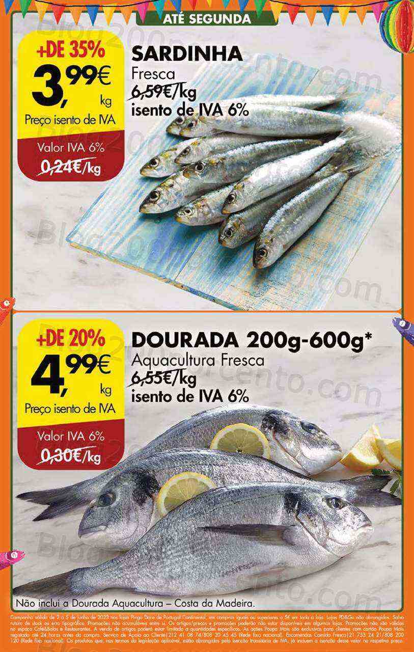 Antevisão Folheto PINGO DOCE Promoções Fim de Semana - 2 a 5 junho