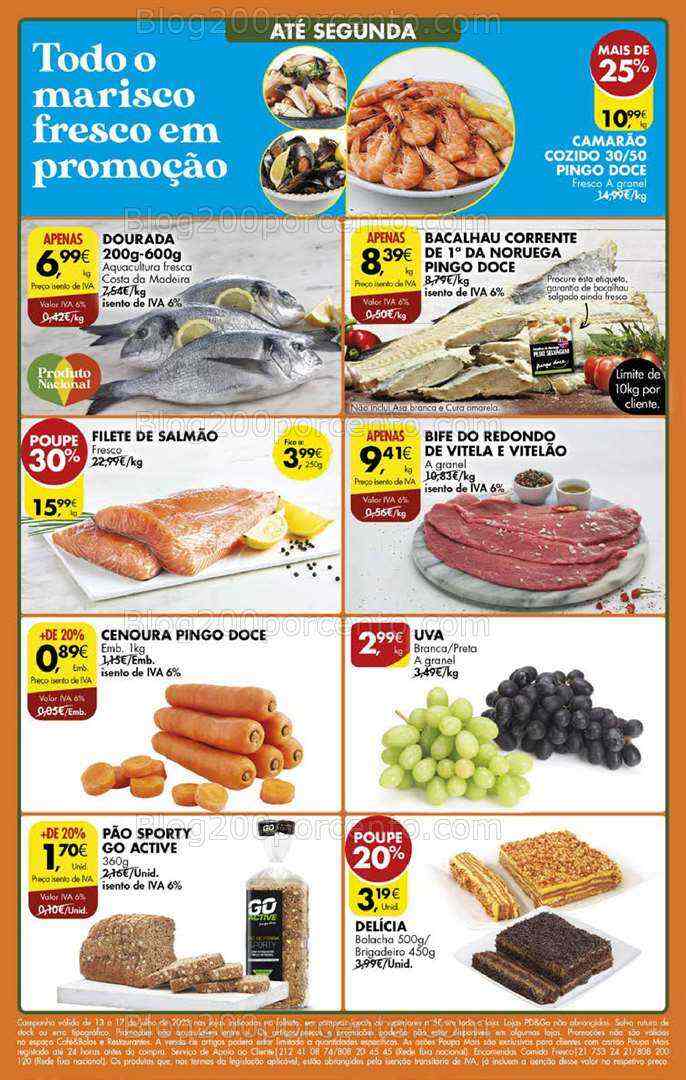 Antevisão Folheto PINGO DOCE Norte Promoções Fim de Semana - 13 a 17 julho