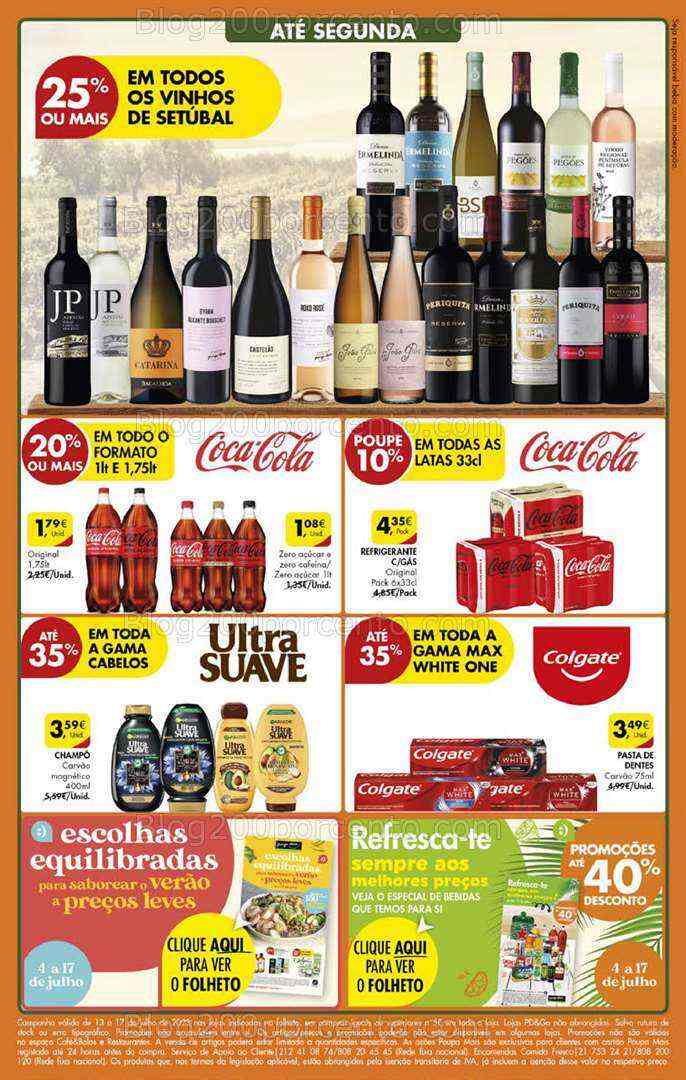 Antevisão Folheto PINGO DOCE Norte Promoções Fim de Semana - 13 a 17 julho