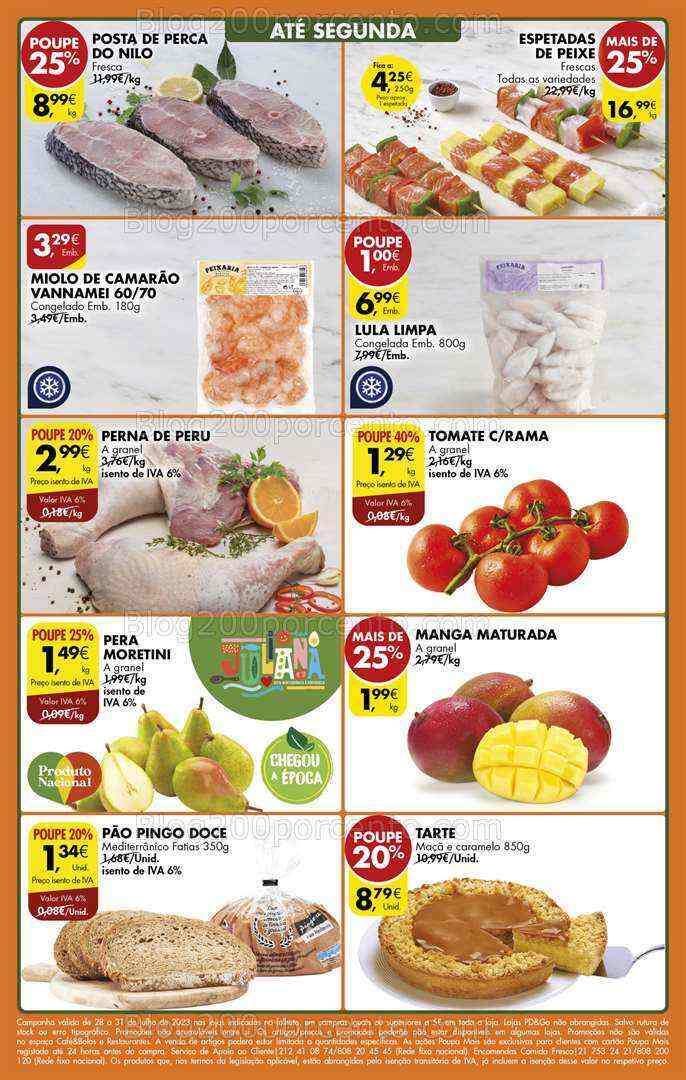 Antevisão Folheto PINGO DOCE Norte Promoções Fim de Semana - 28 a 31 julho