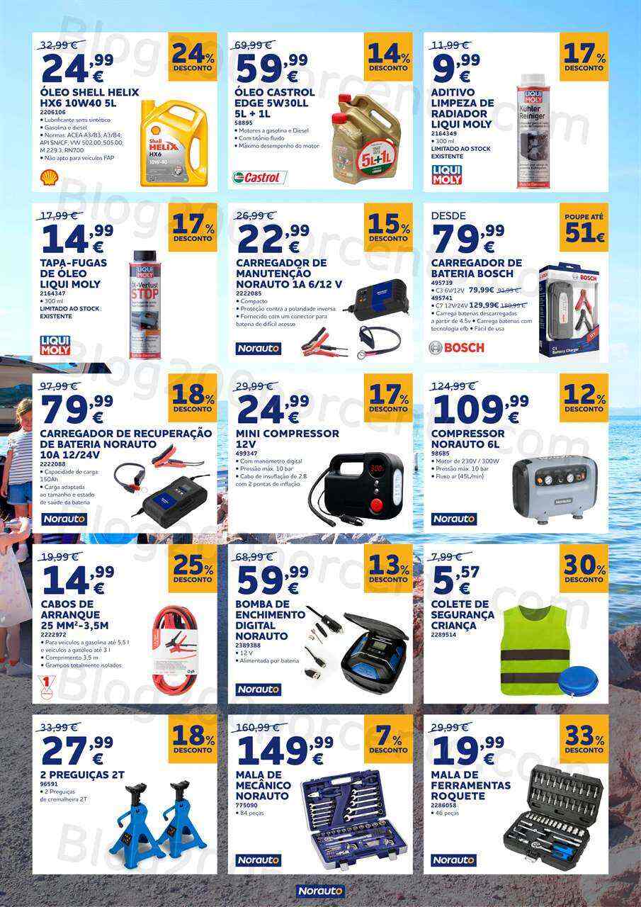 Antevisão Folheto NORAUTO Promoções de 31 maio a 29 agosto