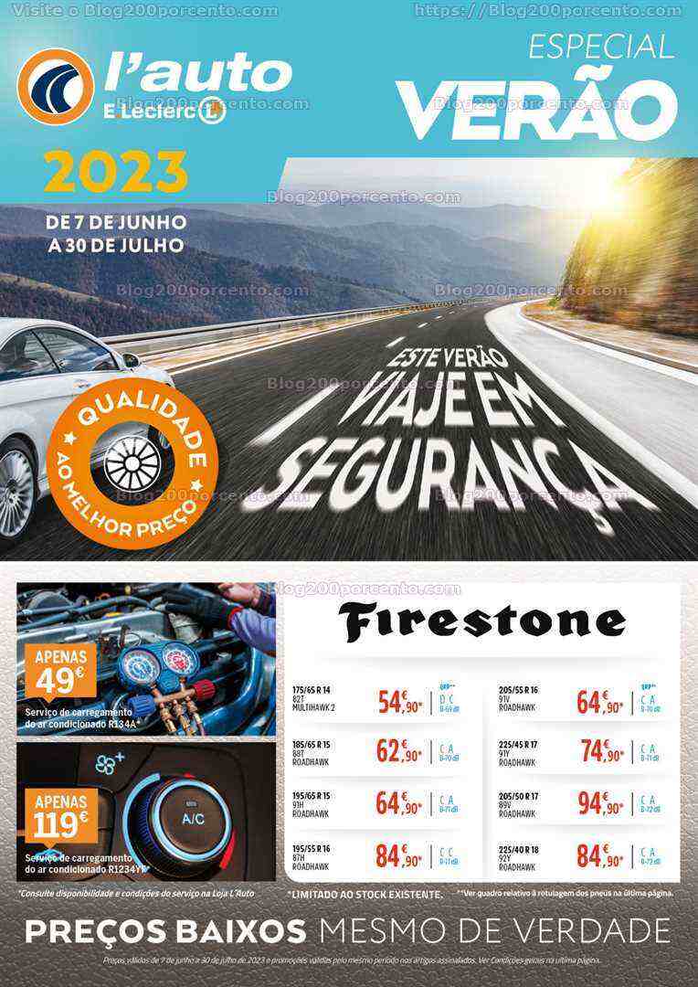 Antevisão Folheto E-LECLERC Auto Promoções de 7 junho a 30 julho