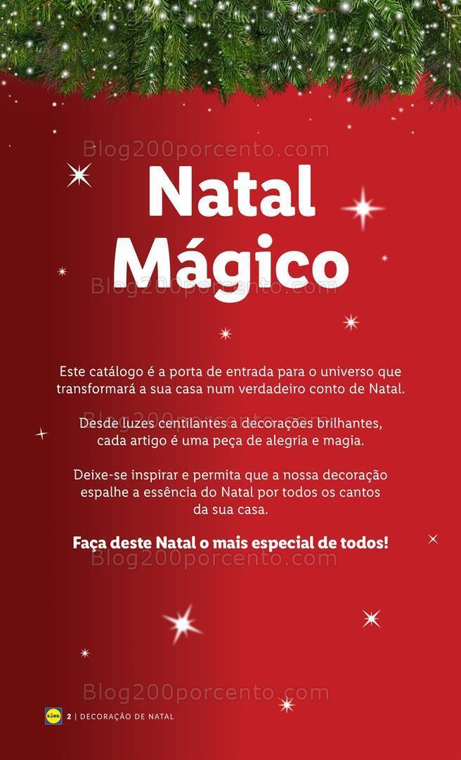 Antevisão Folheto LIDL Especial Decoração de Natal Promoções a partir de 26 outubro