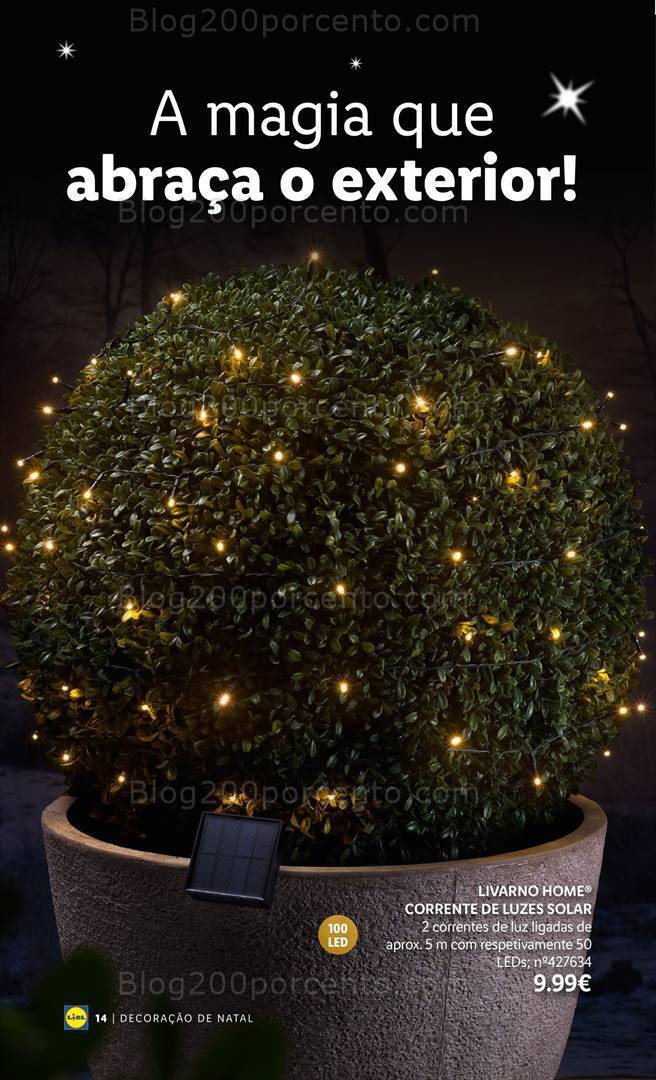 Antevisão Folheto LIDL Especial Decoração de Natal Promoções a partir de 26 outubro