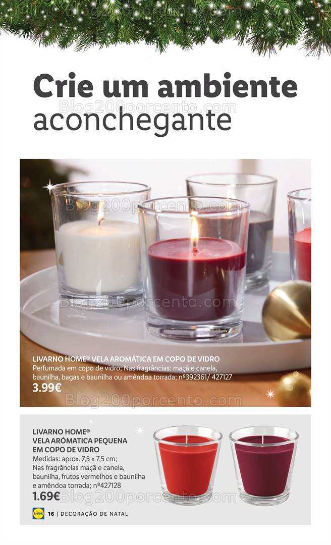 Antevisão Folheto LIDL Especial Decoração de Natal Promoções a partir de 26 outubro