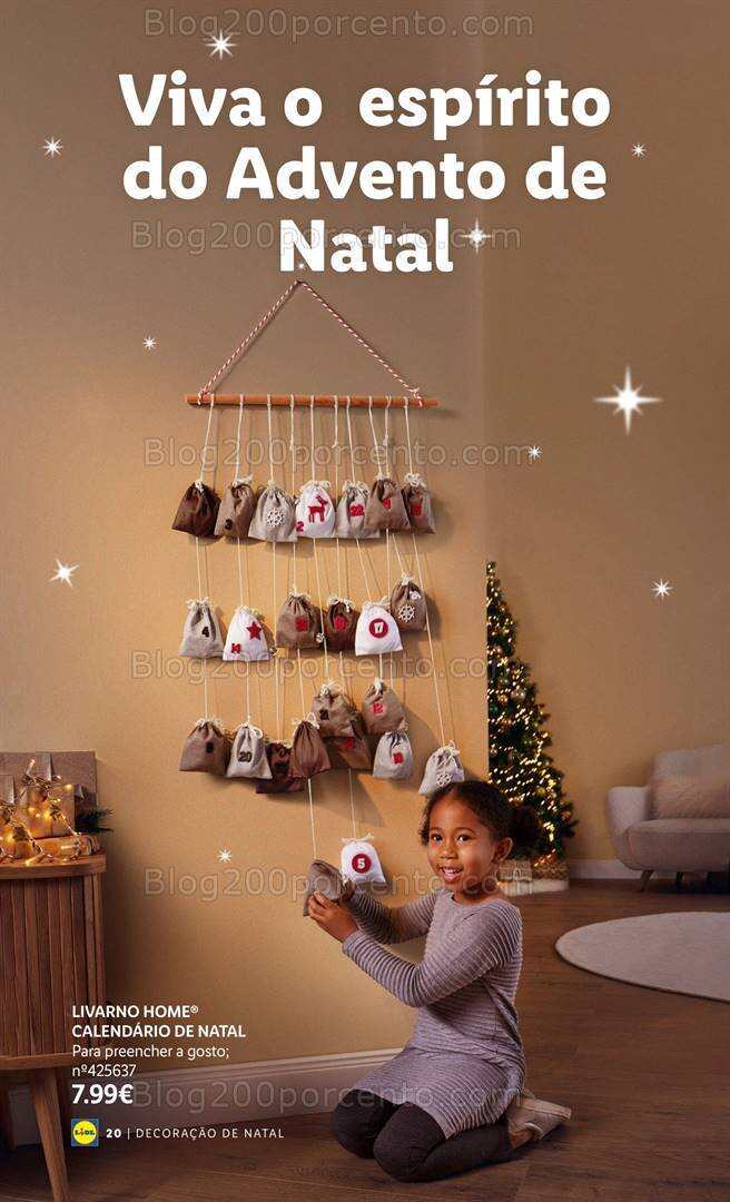 Antevisão Folheto LIDL Especial Decoração de Natal Promoções a partir de 26 outubro
