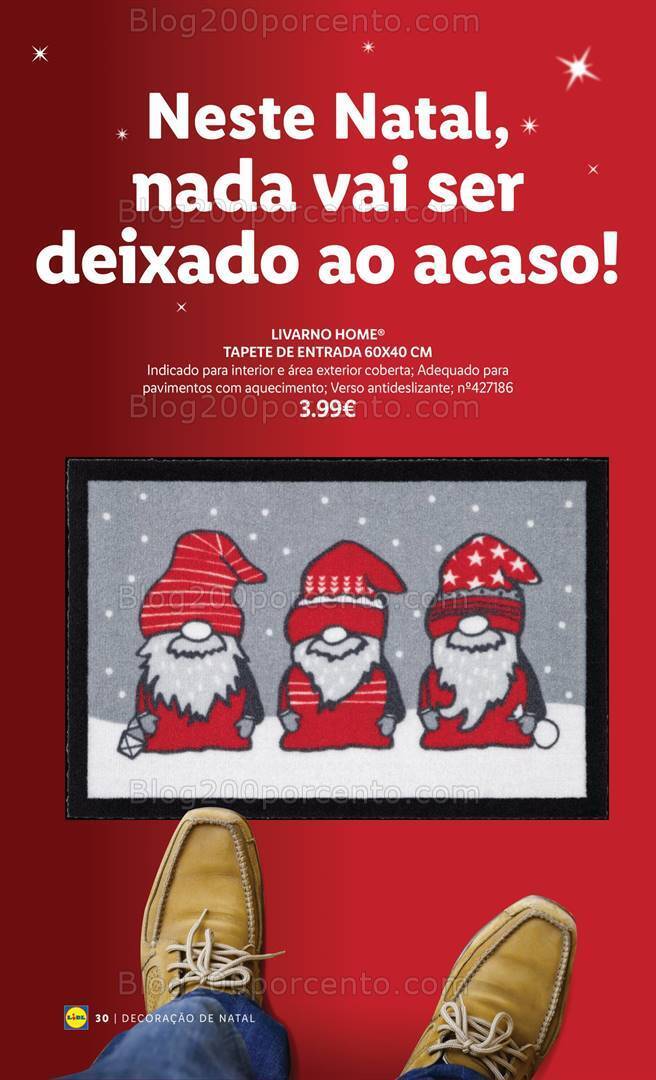 Antevisão Folheto LIDL Especial Decoração de Natal Promoções a partir de 26 outubro