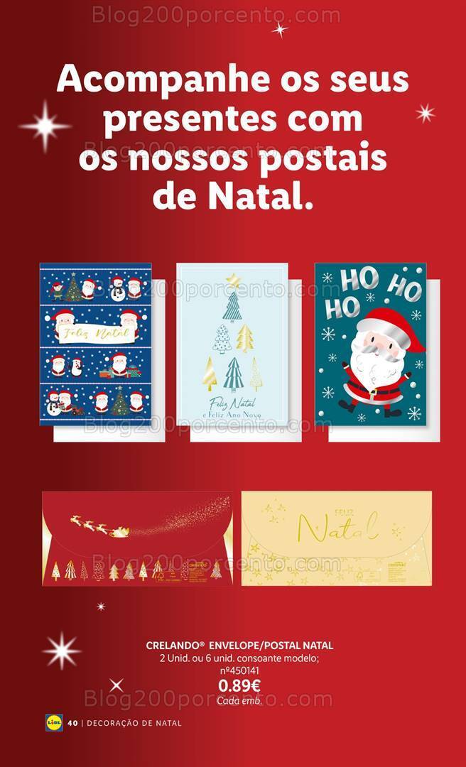 Antevisão Folheto LIDL Especial Decoração de Natal Promoções a partir de 26 outubro