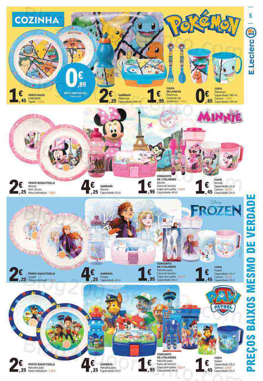 Antevisão Folheto E-LECLERC Bazar + Dia da Criança Promoções de 25 maio a 7 junho