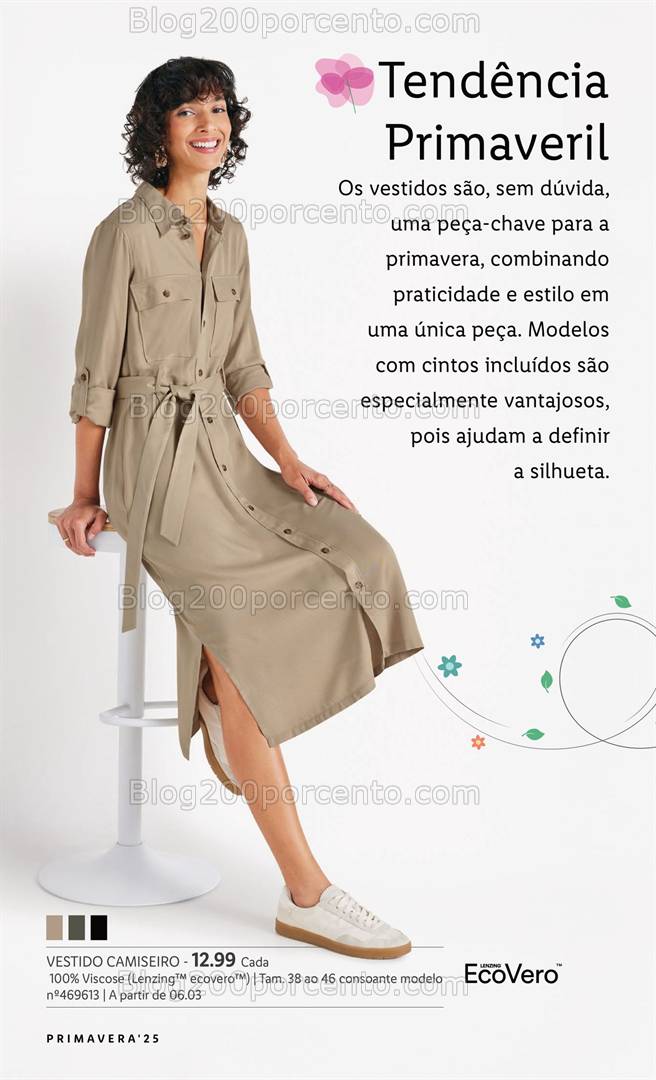 Antevisão Folheto LIDL Moda Primavera Promoções a partir de 6 março