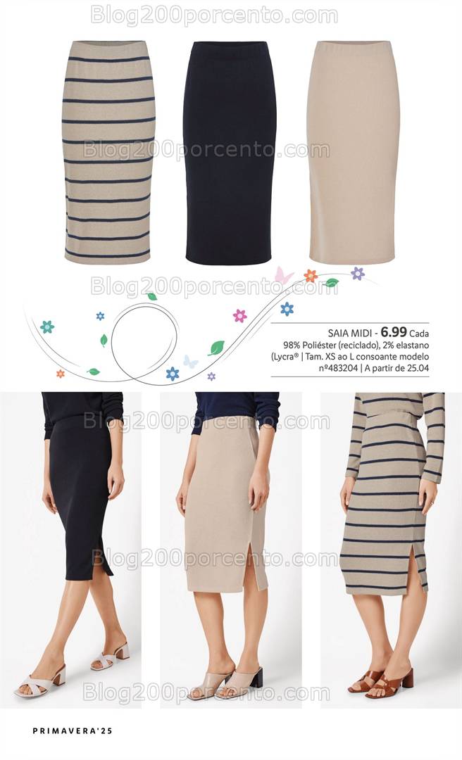 Antevisão Folheto LIDL Moda Primavera Promoções a partir de 6 março