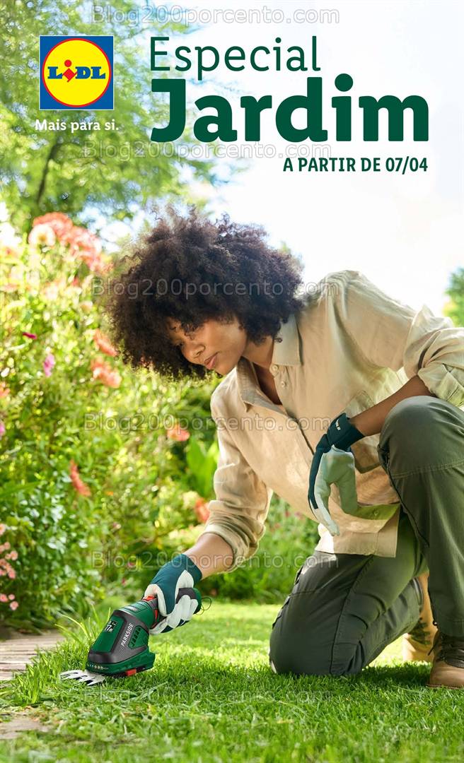 Antevisão Folheto LIDL Especial Jardim Promoções a partir de 7 abril
