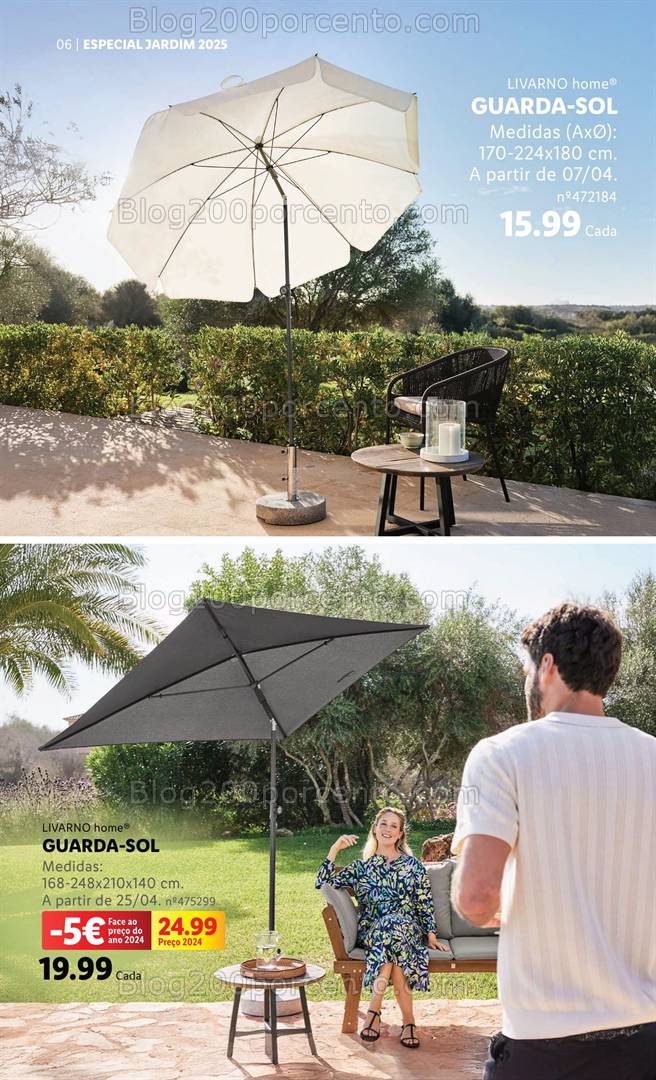 Antevisão Folheto LIDL Especial Jardim Promoções a partir de 7 abril