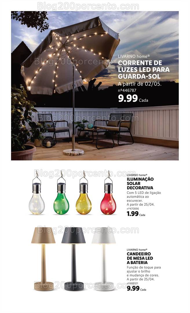 Antevisão Folheto LIDL Especial Jardim Promoções a partir de 7 abril