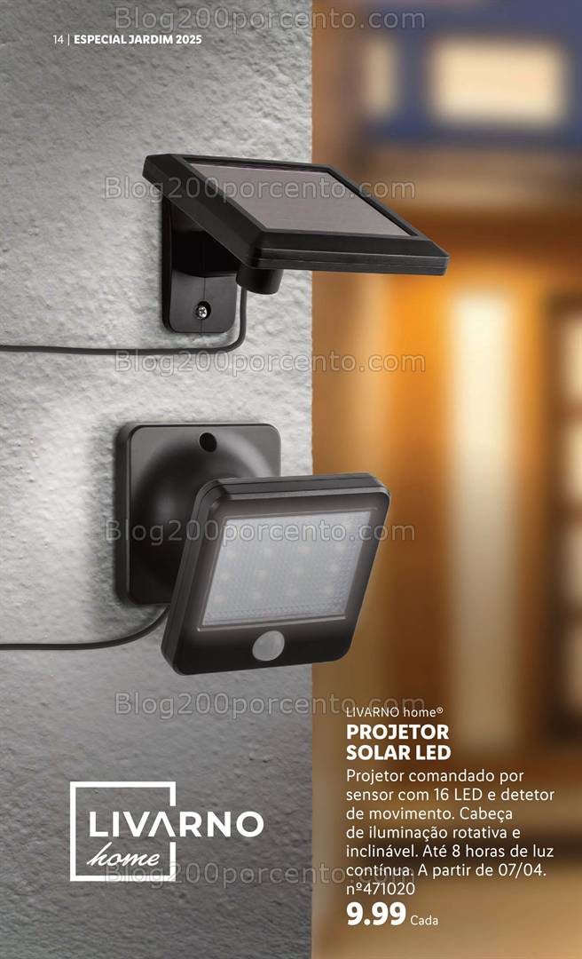 Antevisão Folheto LIDL Especial Jardim Promoções a partir de 7 abril