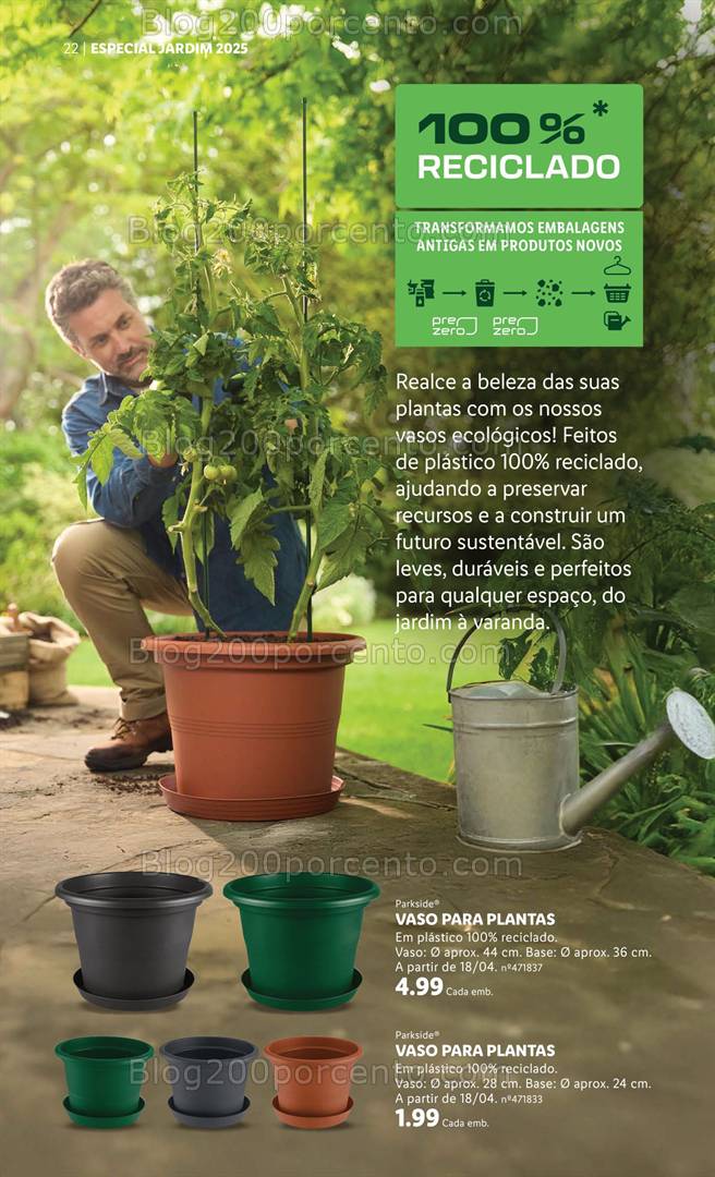Antevisão Folheto LIDL Especial Jardim Promoções a partir de 7 abril