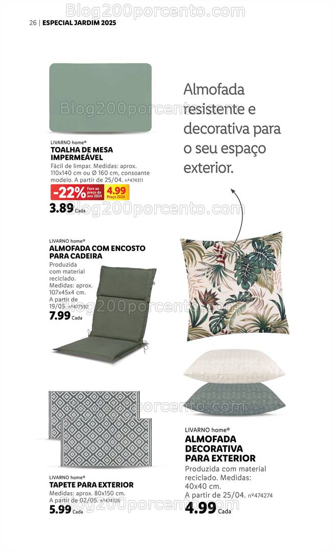 Antevisão Folheto LIDL Especial jardim