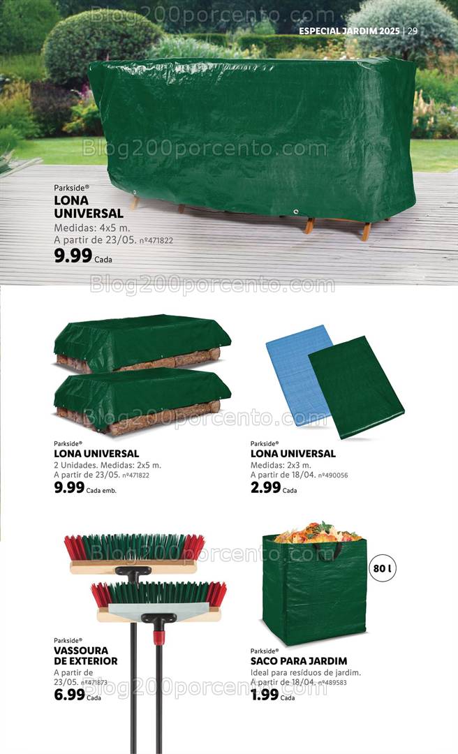 Antevisão Folheto LIDL Especial Jardim Promoções a partir de 7 abril