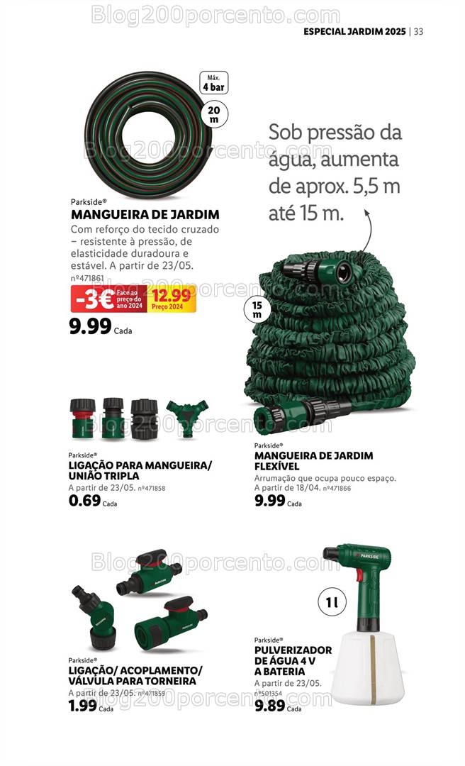 Antevisão Folheto LIDL Especial Jardim Promoções a partir de 7 abril