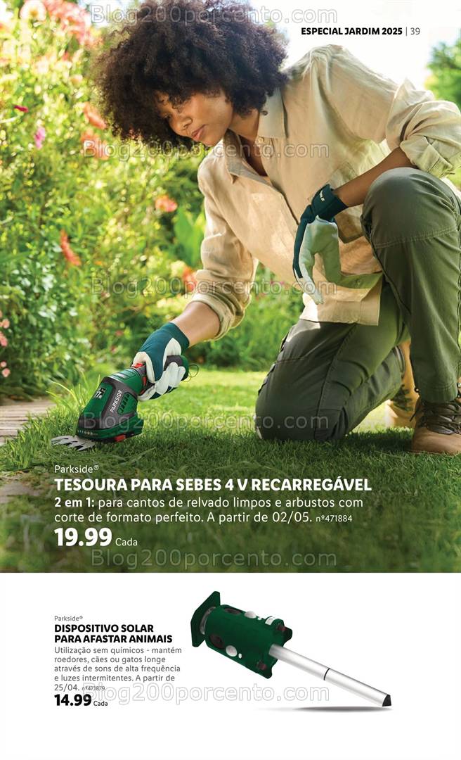 Antevisão Folheto LIDL Especial jardim