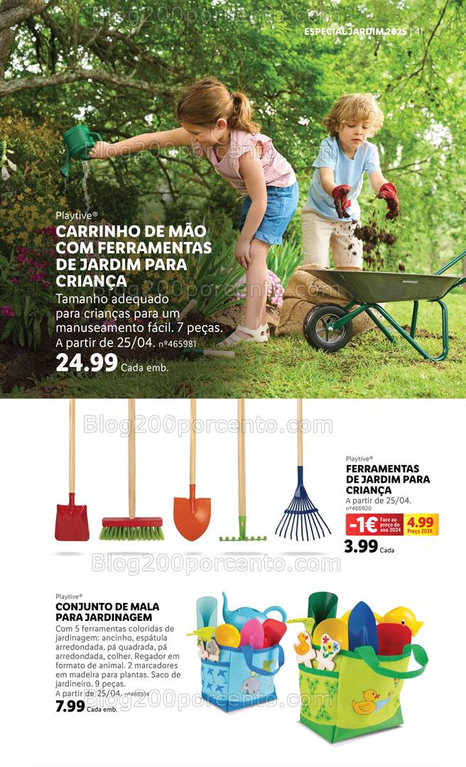 Antevisão Folheto LIDL Especial Jardim Promoções a partir de 7 abril