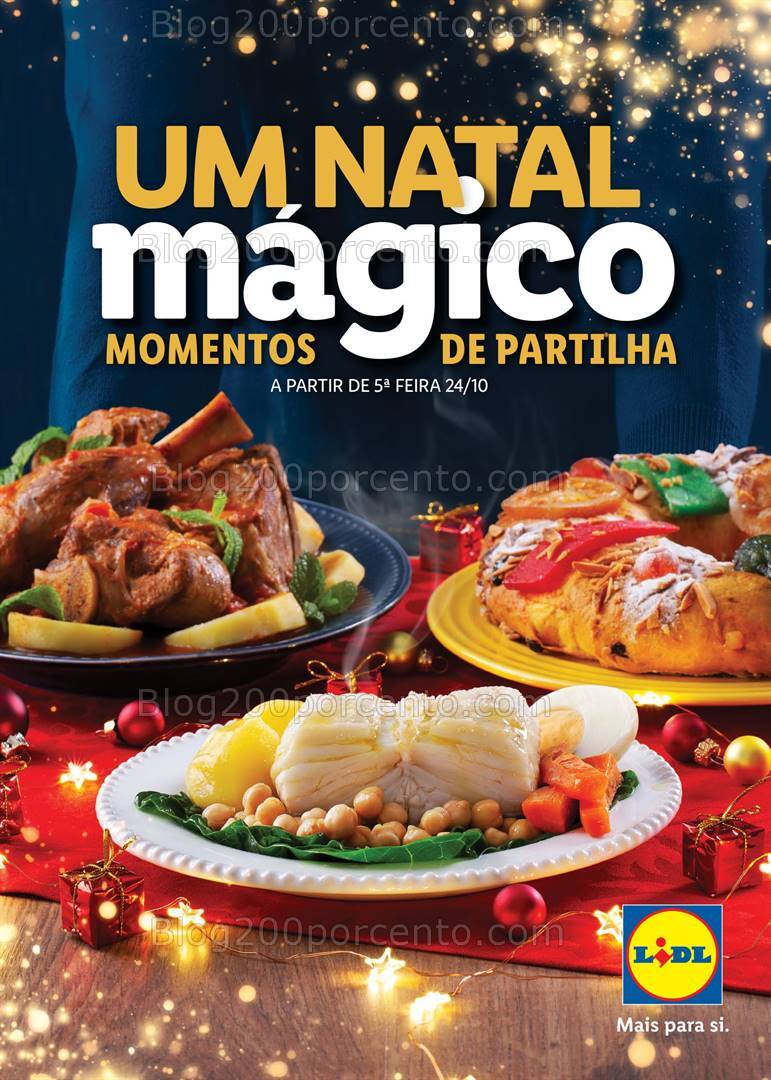 Antevisão Folheto LIDL Natal Promoções a partir de 24 outubro