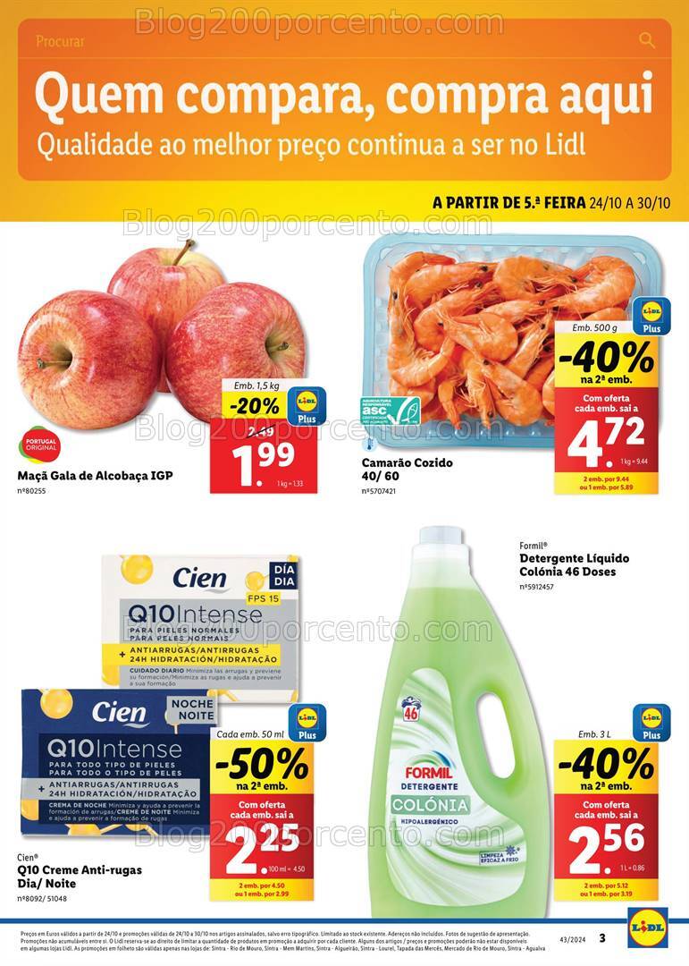Antevisão Folheto LIDL Extra Rio de Mouro Promoções 24 a 30 outubro