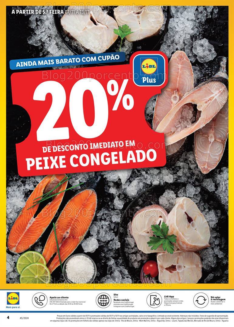 Antevisão Folheto LIDL Extra Sintra Promoções de 7 a 13 novembro