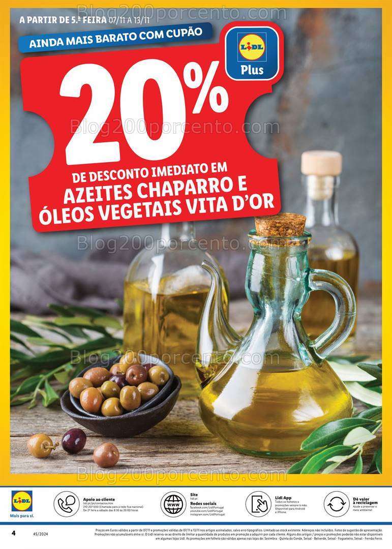 Antevisão Folheto LIDL Extra Seixal Promoções de 7 a 13 novembro